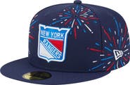 New Era Men's New Era  Navy New York Rangers Americana Fireworks 59FIFTY Fitted Hat