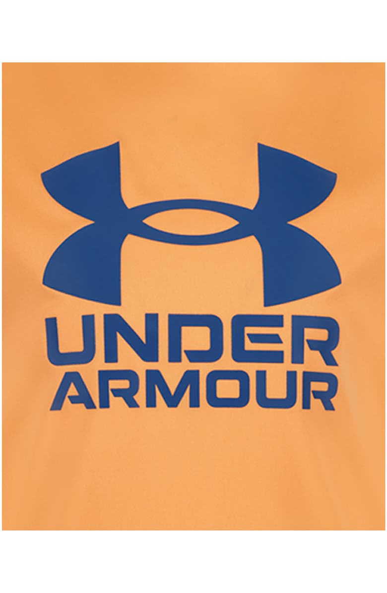 Under Armour Kids' Scribble Swim Graphic T-Shirt & Swim Trunks Set, Alternate, color, Orange Block