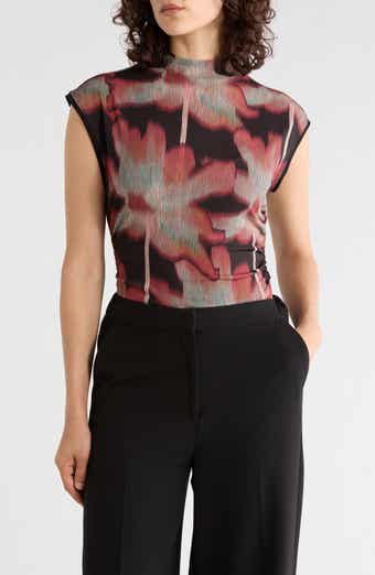 Funnel Neck Jersey Top
