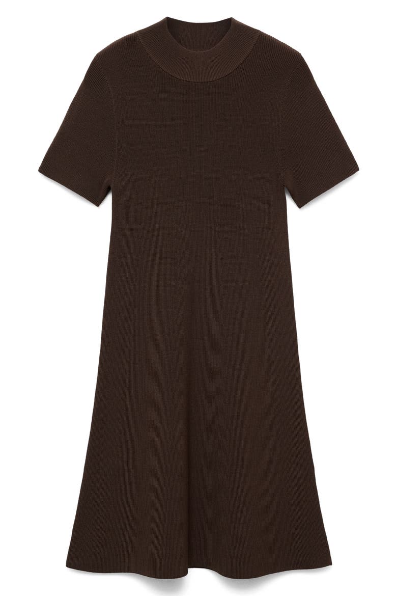 Perkins Sweater Dress, Alternate, color, CHOCOLATE