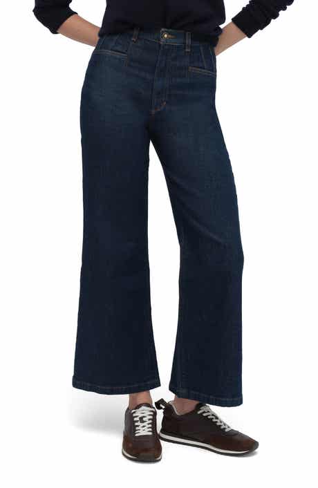 Favorite Daughter The Jordie Shortie High Waist Wide Leg Jeans
