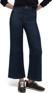 Favorite Daughter The Jordie Shortie High Waist Wide Leg Jeans