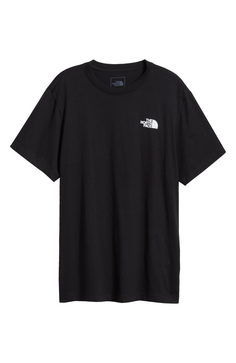 The North Face Box Logo Graphic Tee, Alternate, color, Tnf Black/ Tnf White