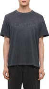 Helmut Lang Corduroy Logo Cotton T-Shirt