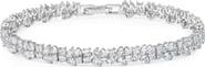 Crislu Multi Cluster Cubic Zirconia Bracelet