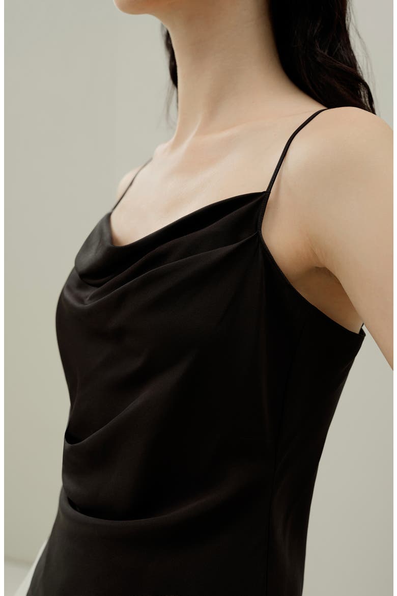 Women's Astra Stretchy Silk Camisole, Alternate, color, Black