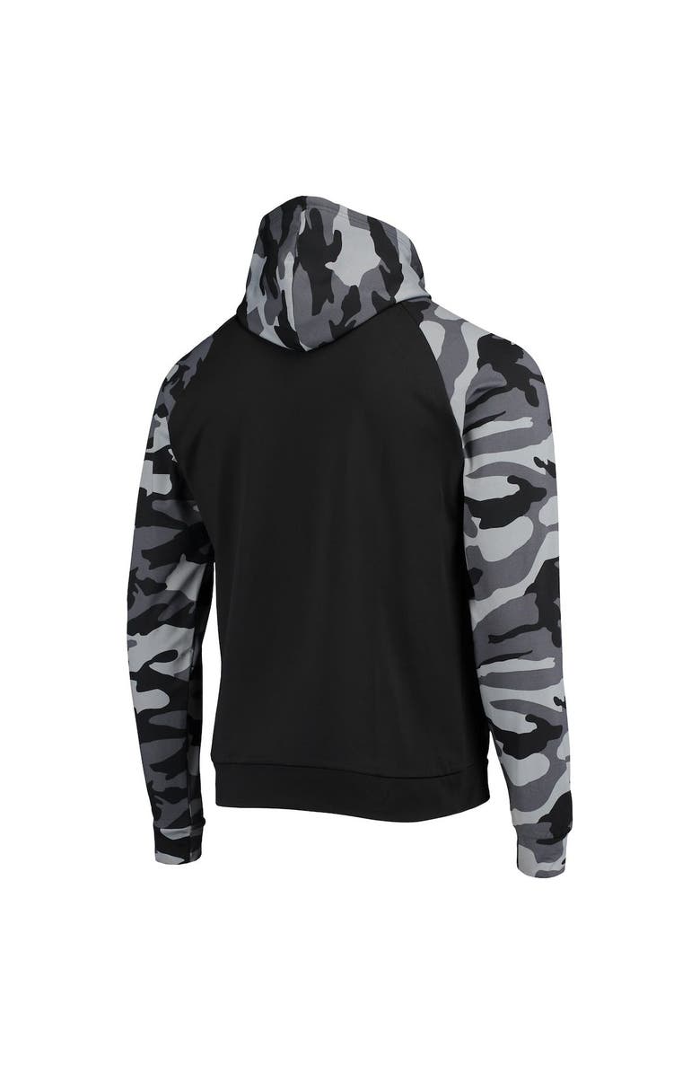 FOCO Men's FOCO Black San Francisco Giants Camo Raglan Pullover Hoodie, Alternate, color,