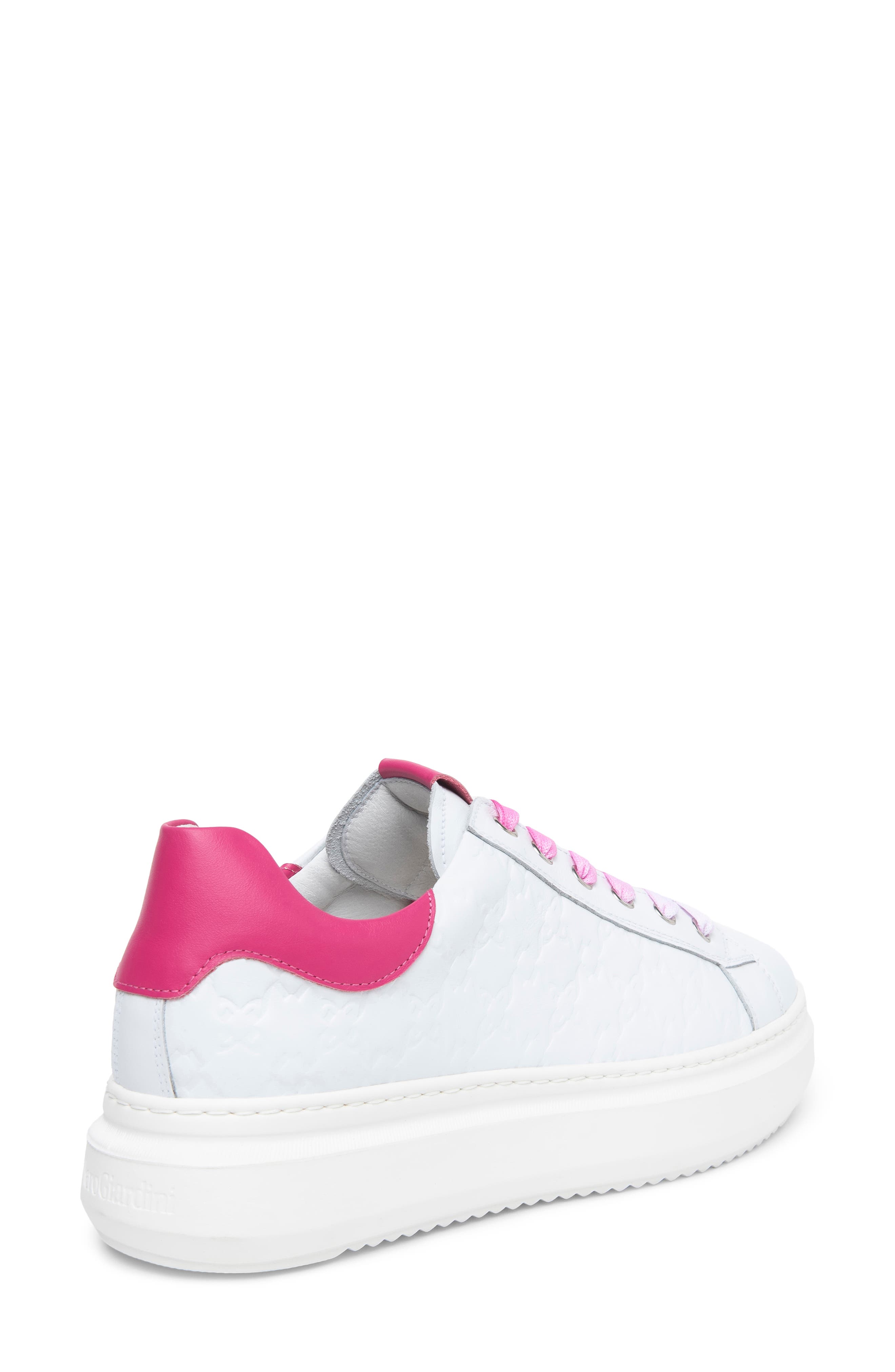 NeroGiardini Embossed Skate Sneaker, Alternate, color, 