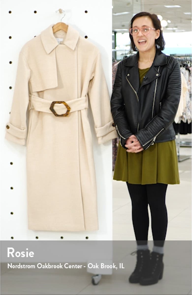 Marsha Longline Belted Coat, sales video thumbnail