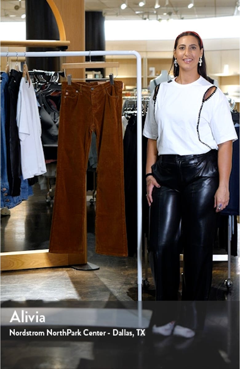 Angel Low Rise Bootcut Corduroy Jeans, sales video thumbnail