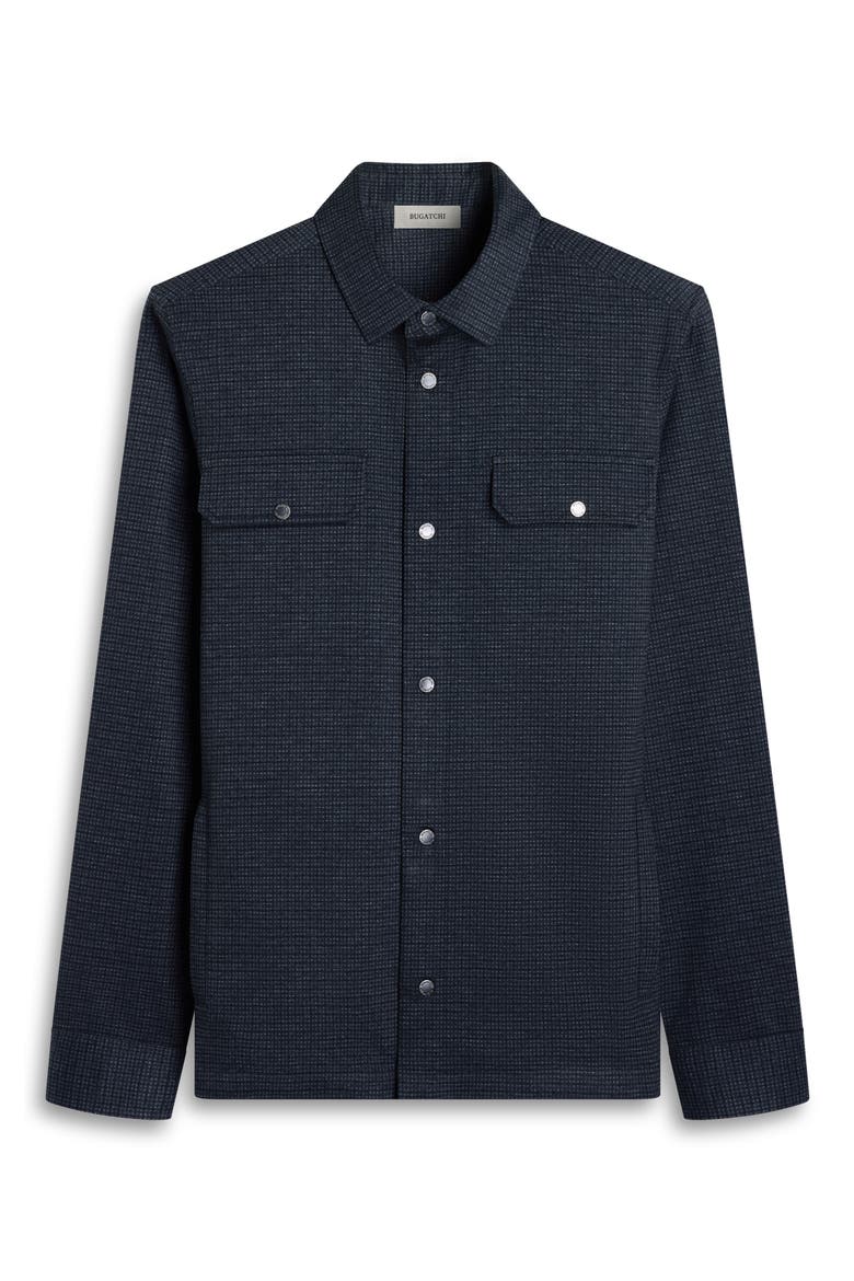 Long Sleeve Knit Button Up Shirt, Alternate, color, NAVY