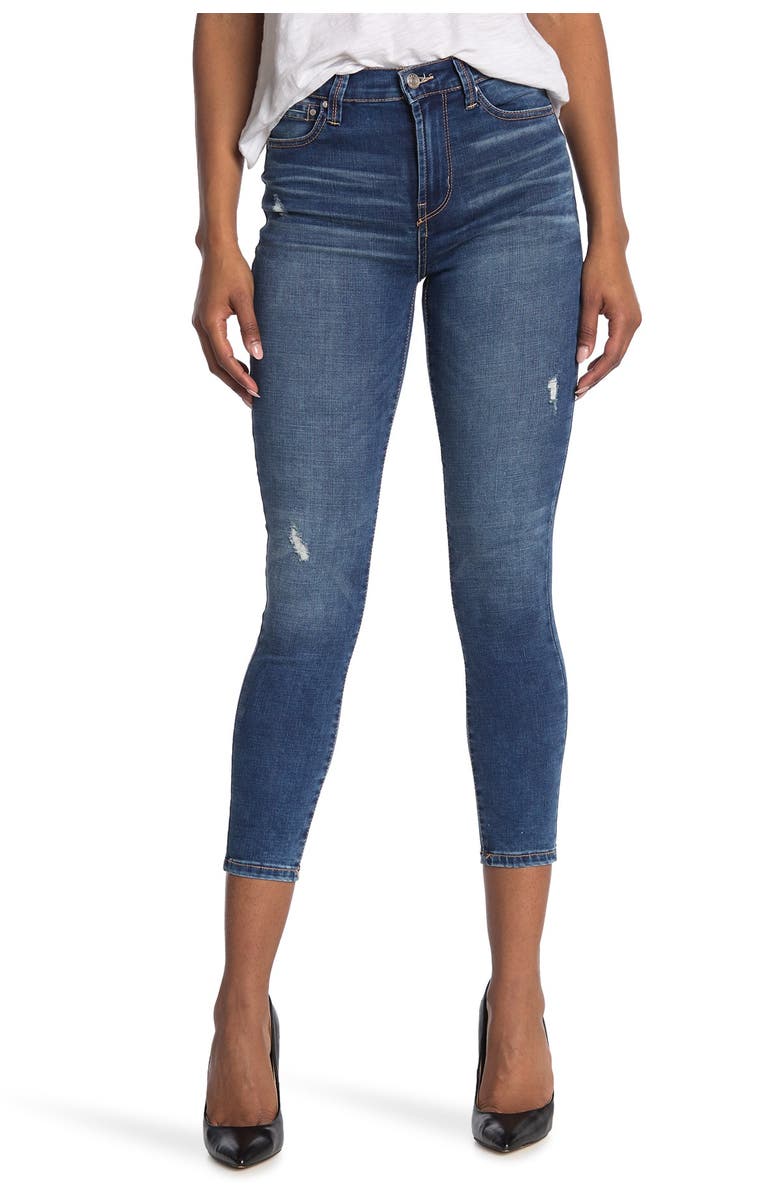 RACHEL Rachel Roy Love High Rise 27" Skinny Ankle Jeans, Main, color, 