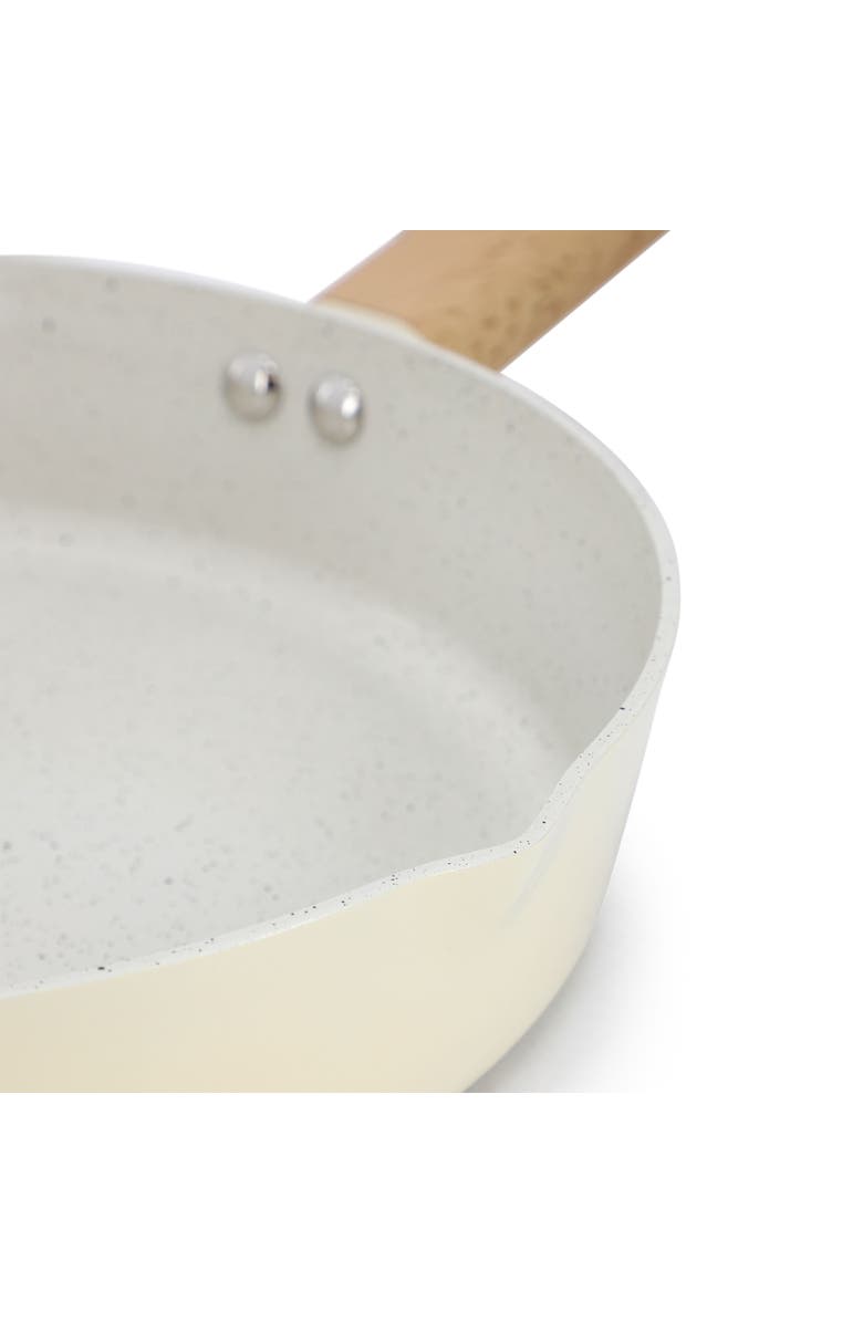Gibson Home Marbleton Ceramic Nonstick Alumium 11 Inch Frying Pan, Alternate, color, White
