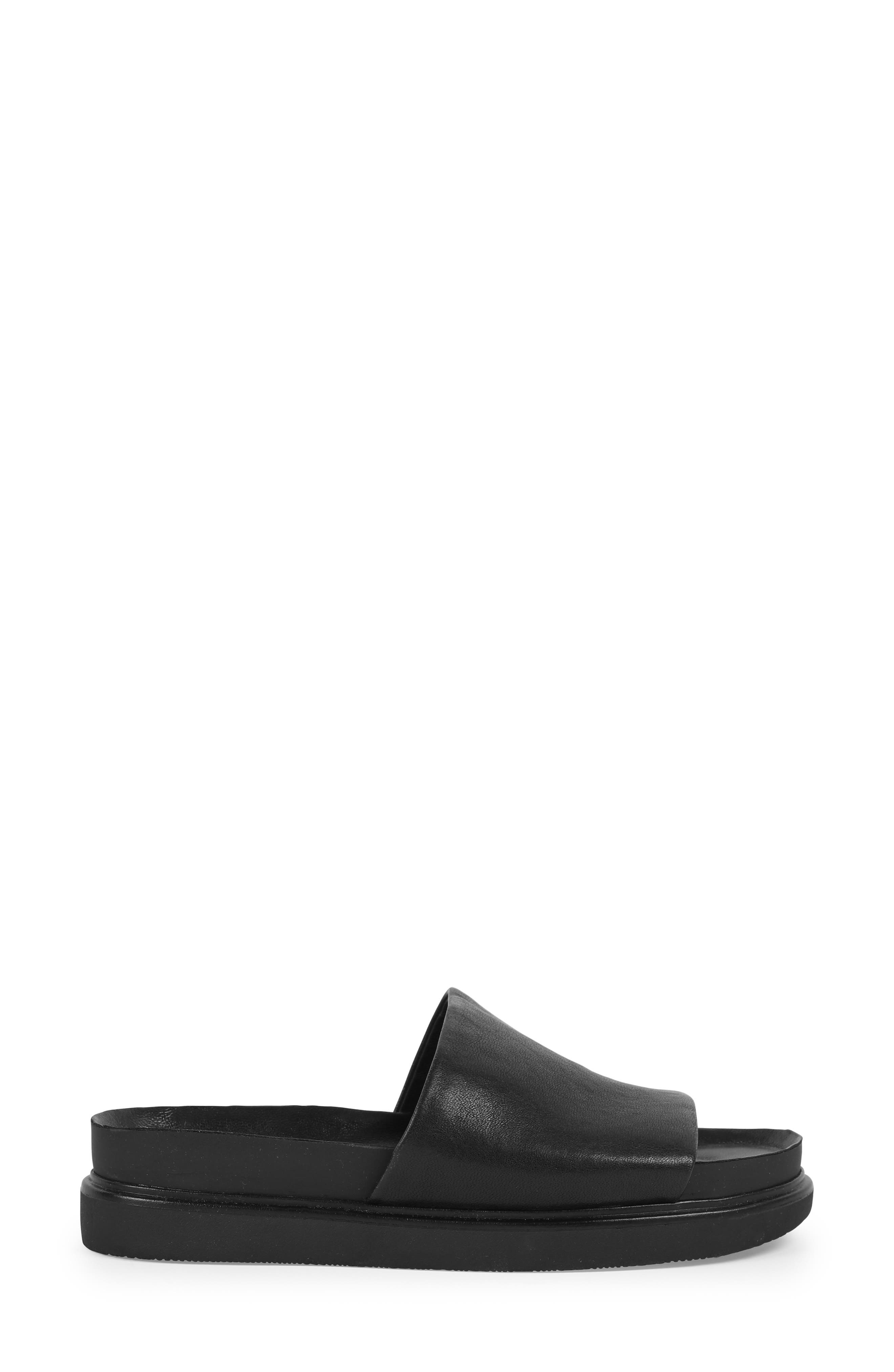 Erin Slide Sandal, Alternate, color, BLACK