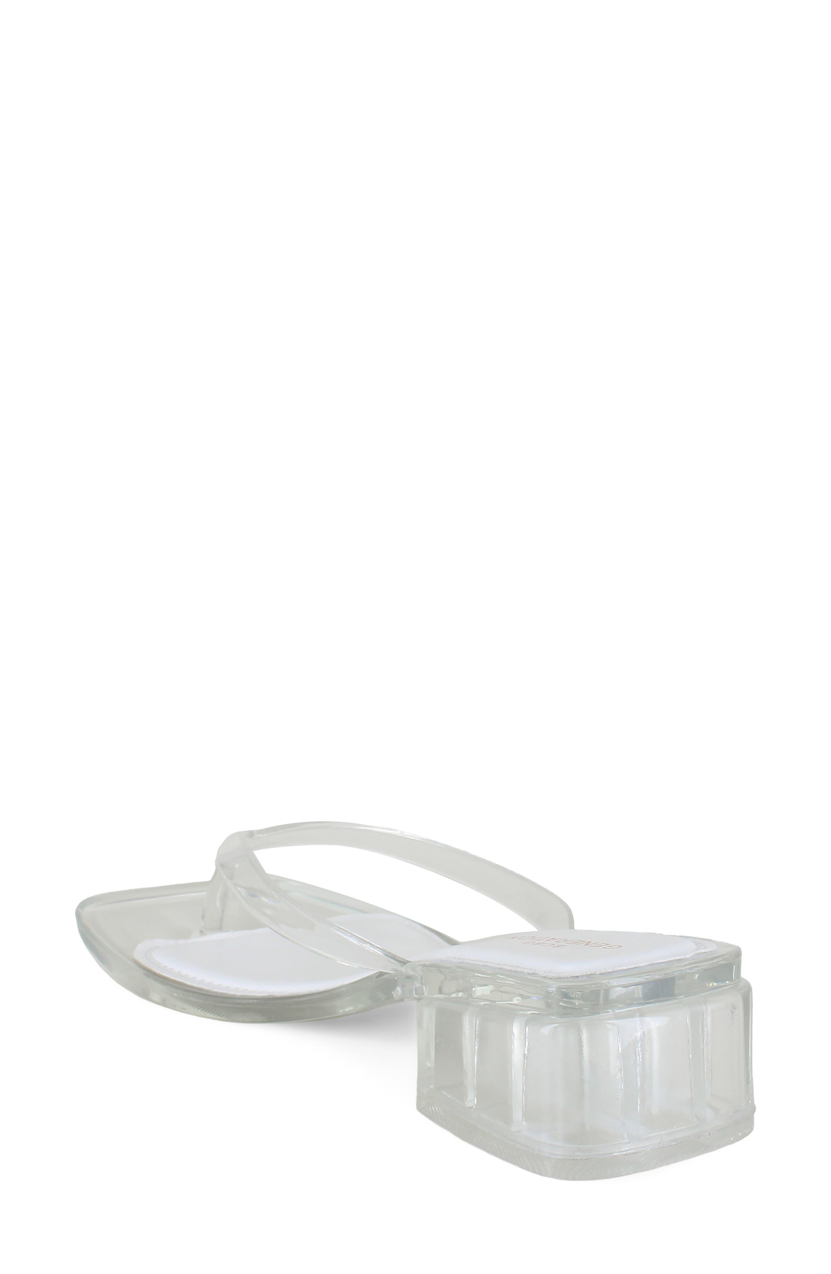 Tassi Sandal, Alternate, color, CLEAR