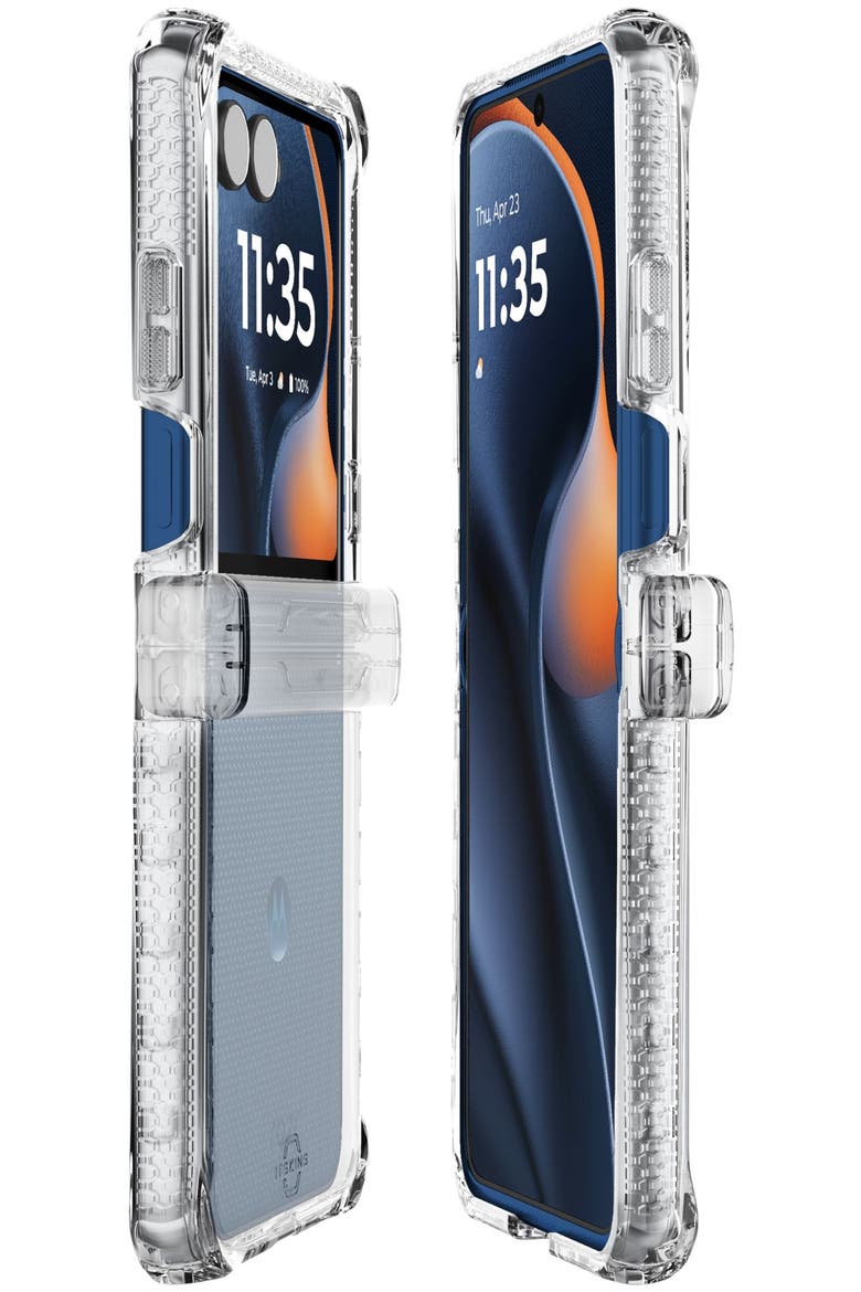 Hybrid_R Clear Case for Motorola Razr, Alternate, color, Clear