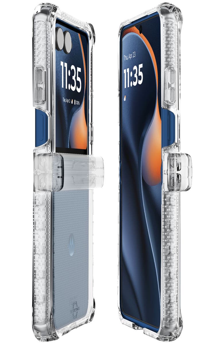ITSkins Hybrid_R Clear Case for Motorola Razr, Alternate, color, Clear