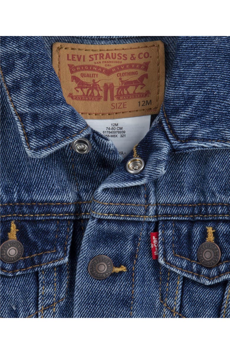 Levi's <sup>®</sup> Denim Trucker Jacket, Alternate, color, M8xbristol