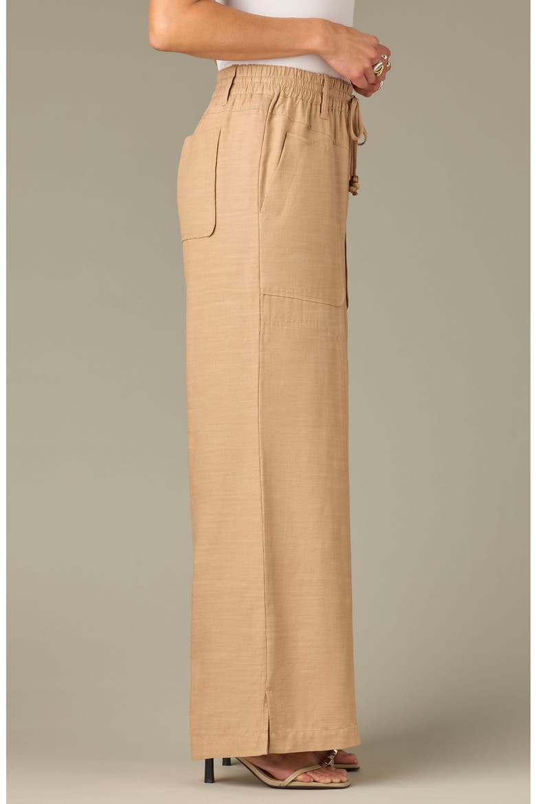 Skyrise Wide Leg Pants, Alternate, color, WARM SAND