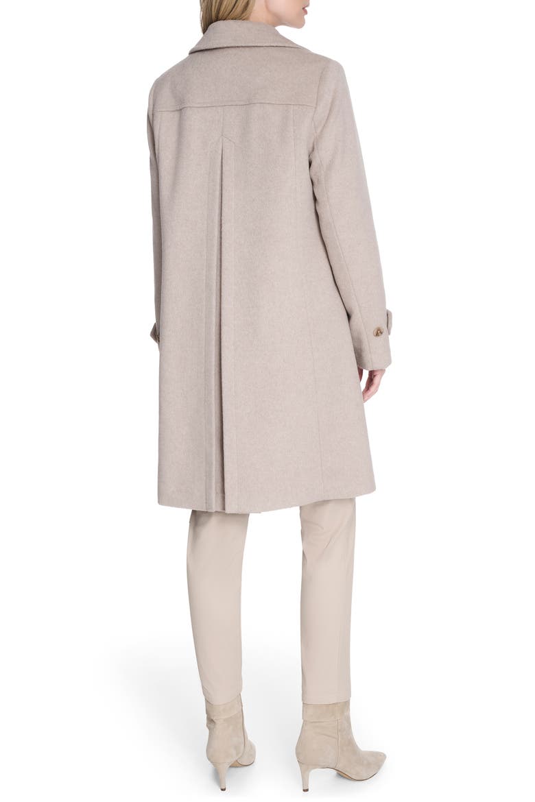 Wool Blend Coat, Alternate, color, BONE