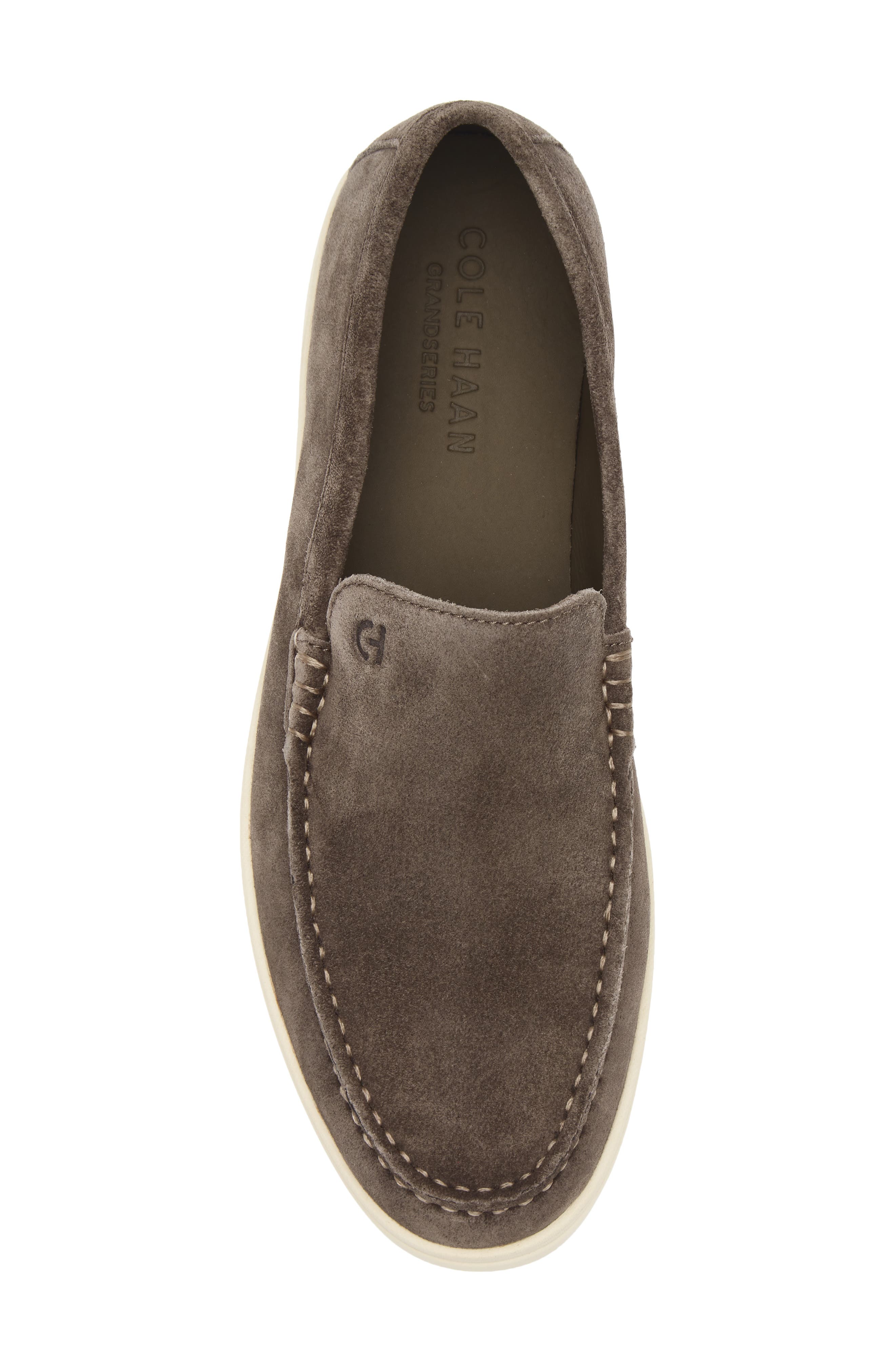 Cole Haan Greenwich Grand Venetian Loafer, Alternate, color, Morel Suede Ivory