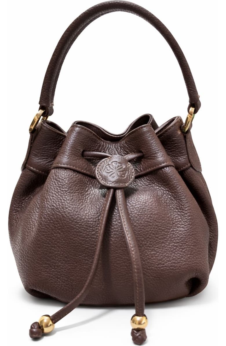 ROSZUAR Sienne Luxury Bucket Handbag, Main, color, Chocolate