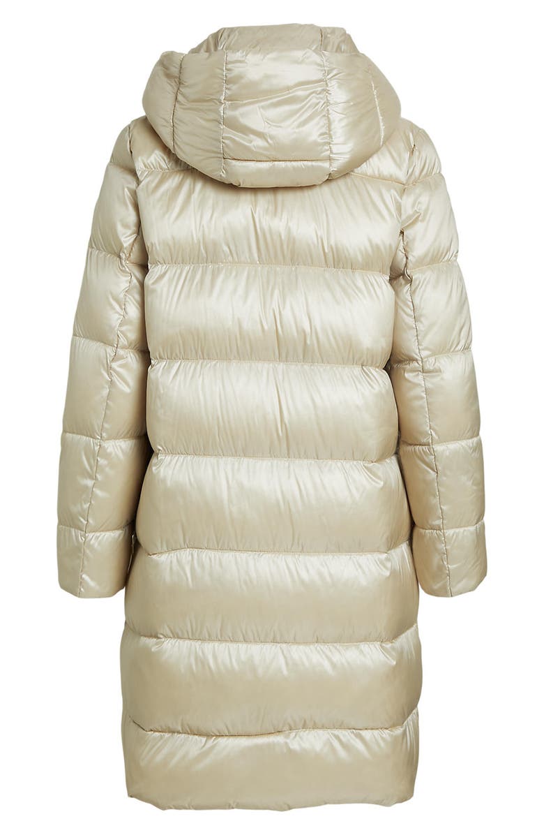 Lauren Ralph Lauren Pillow Hood Longline Down Coat, Alternate, color,