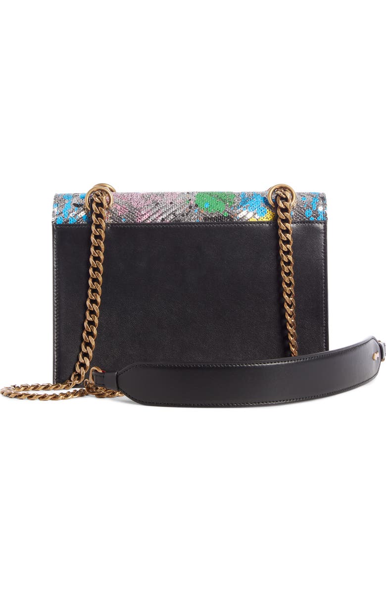 Christian Louboutin Small Elisa Splatter Sequin Leather Crossbody Bag, Alternate, color,