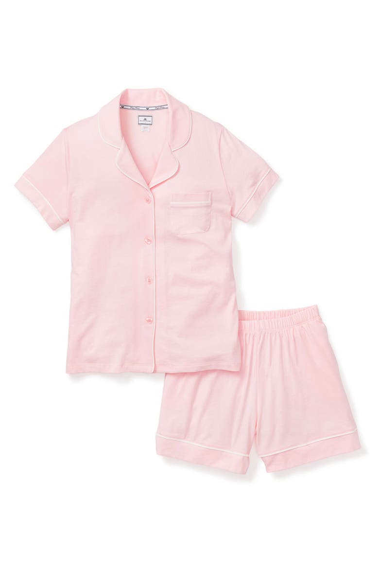 Luxe Pima Cotton Short Pajamas, Alternate, color, PINK
