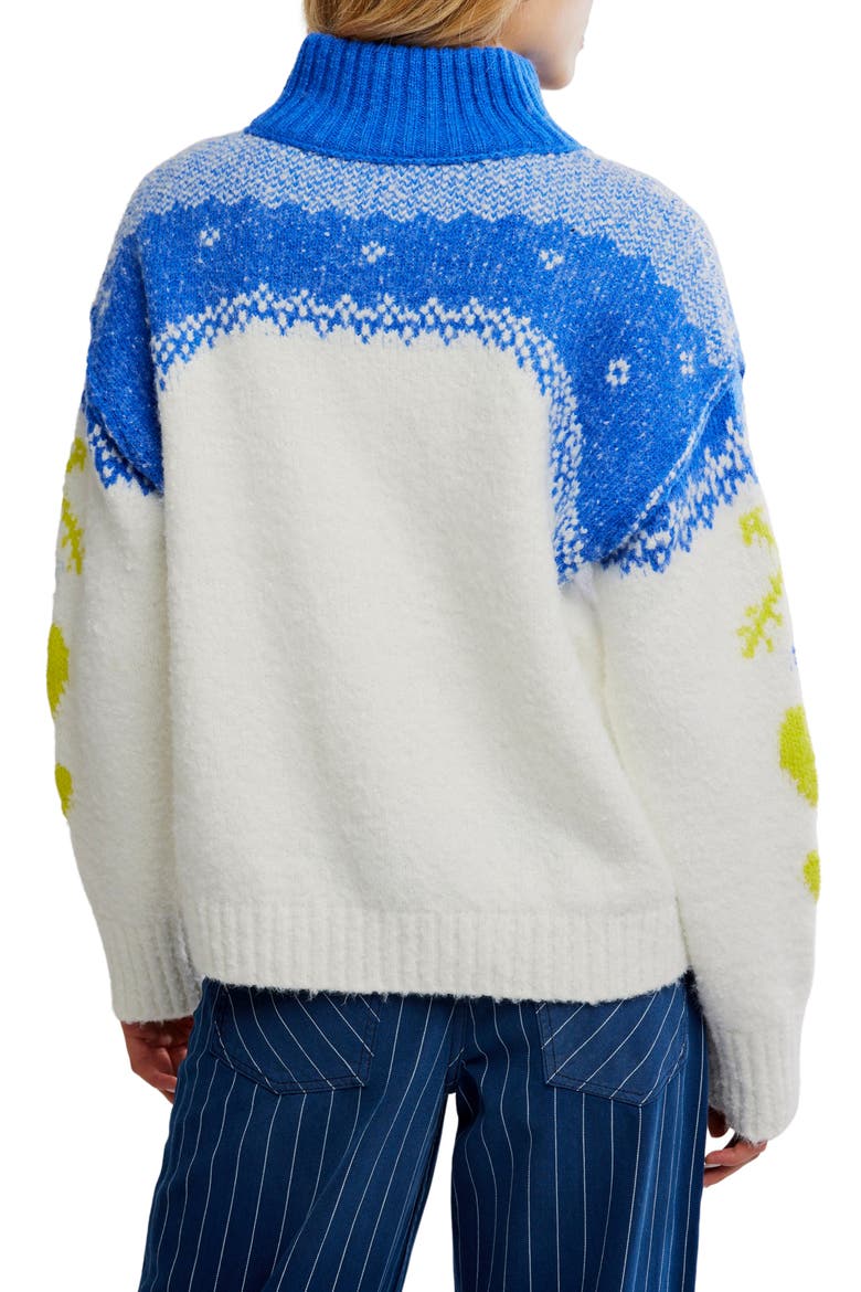 Mythical Half Zip Pullover, Alternate, color, STARBRIGHT COMBO