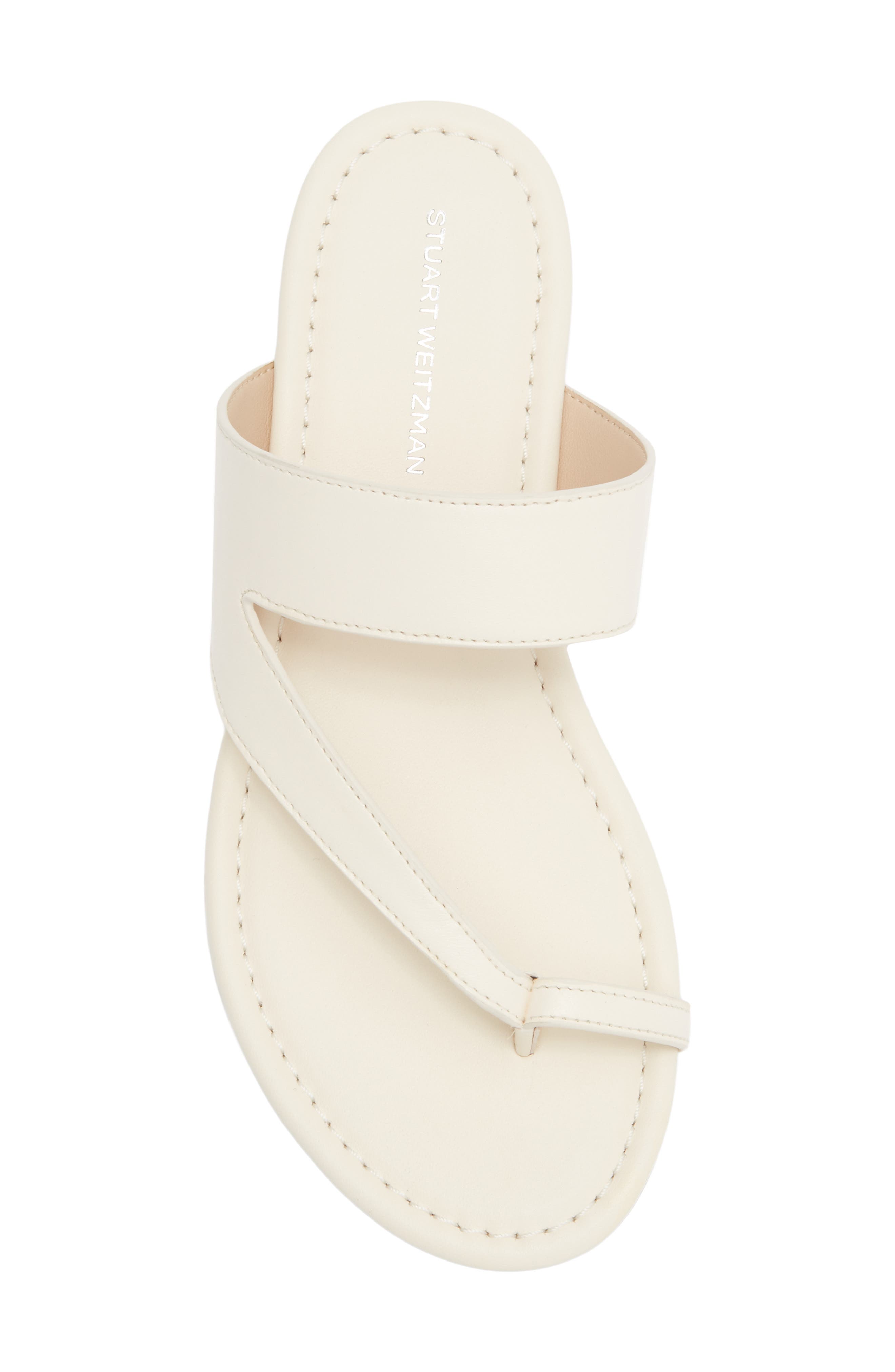 Stuart Weitzman Remy Toe Strap Sandal, Alternate, color, Seashell