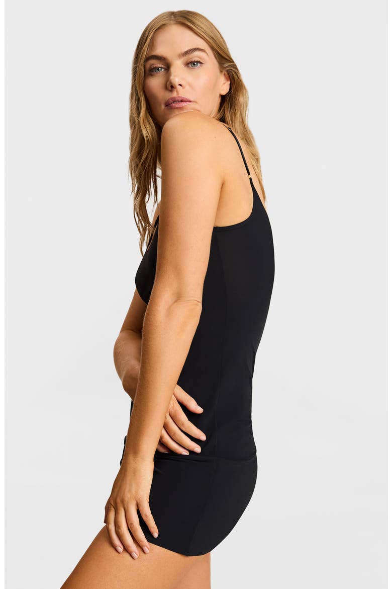 Classic Mini Cami Slip, Alternate, color, BLACK