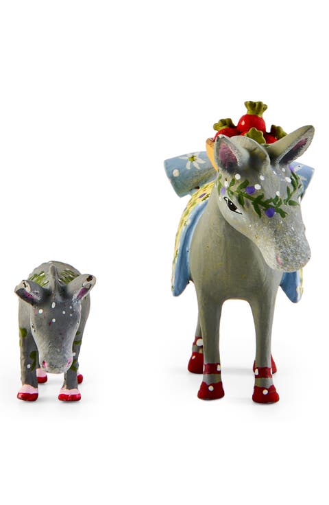 Patience Brewster Nativity Mother & Baby Donkey Figures