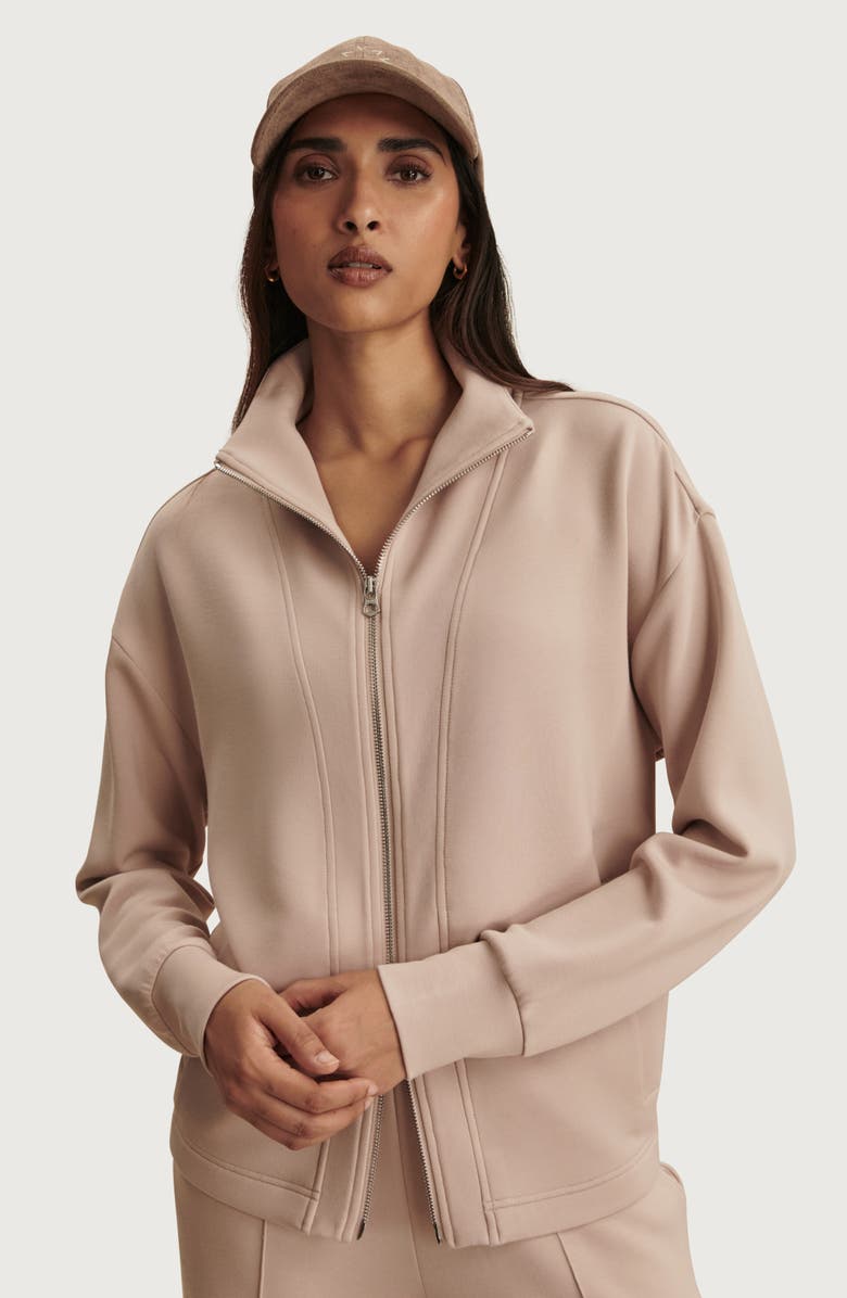 Varley Arlene Zip-Up Fleece Jacket, Alternate, color, Mushroom