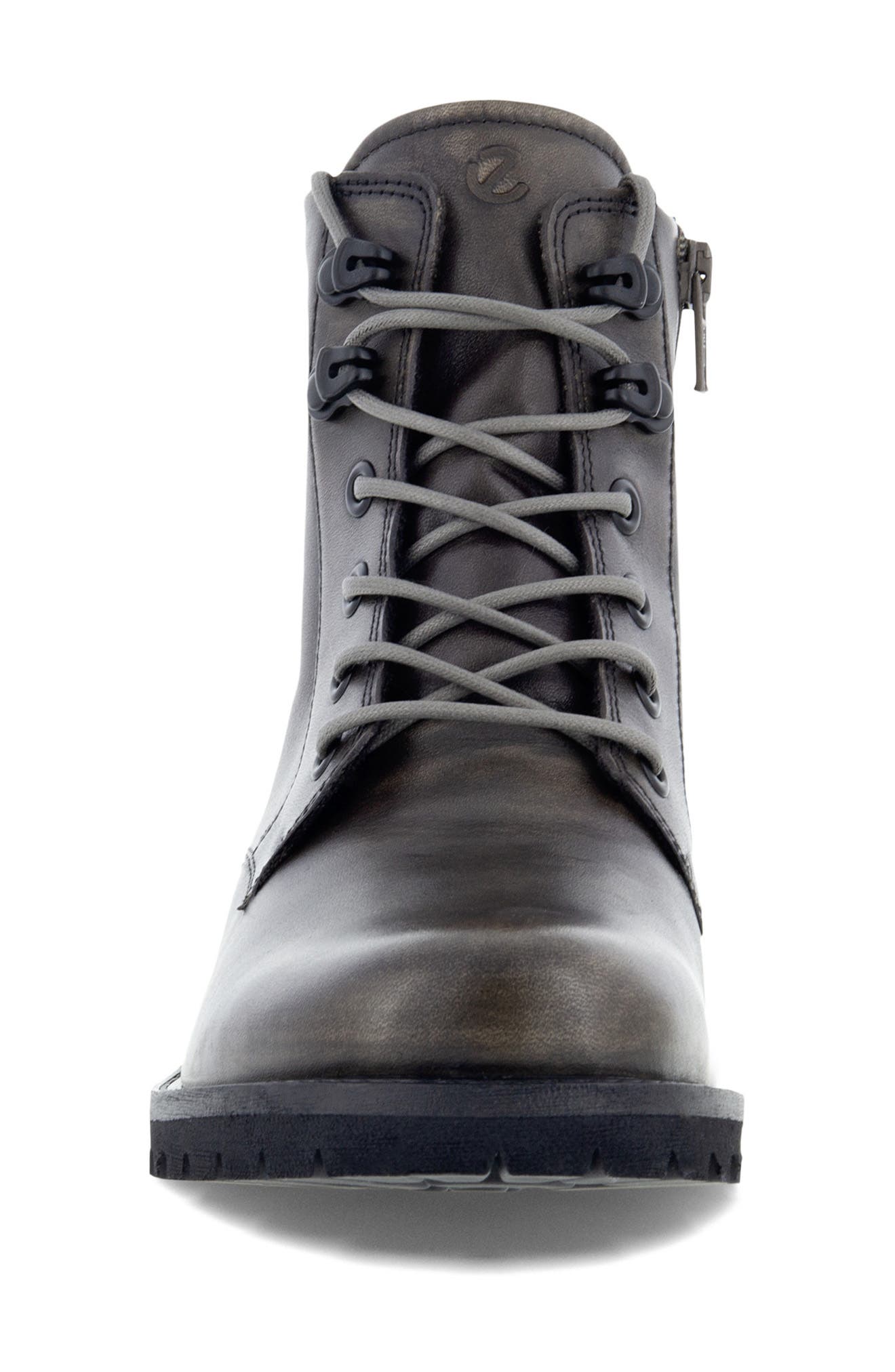 Elaina Street Lace-Up Boot, Alternate, color, GREY ROSE LEATHER