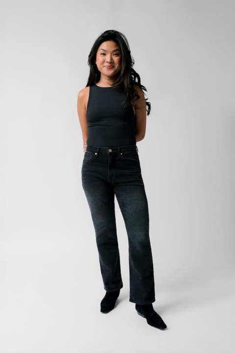 The Kate Petite Straight Leg Jean