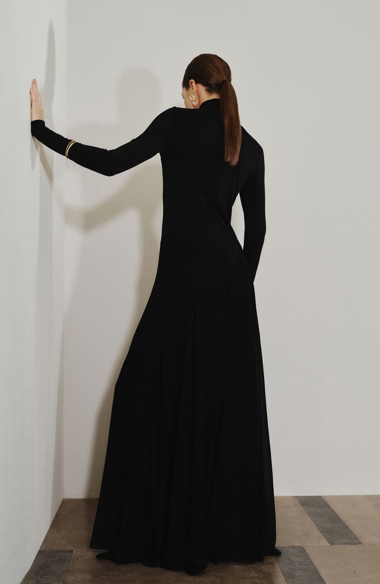 MANGO Long Sleeve Turtleneck Maxi Dress, Alternate, color,