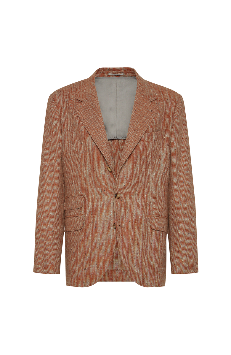 Brunello Cucinelli Deconstructed Cavallo blazer, Main, color, Light Brown