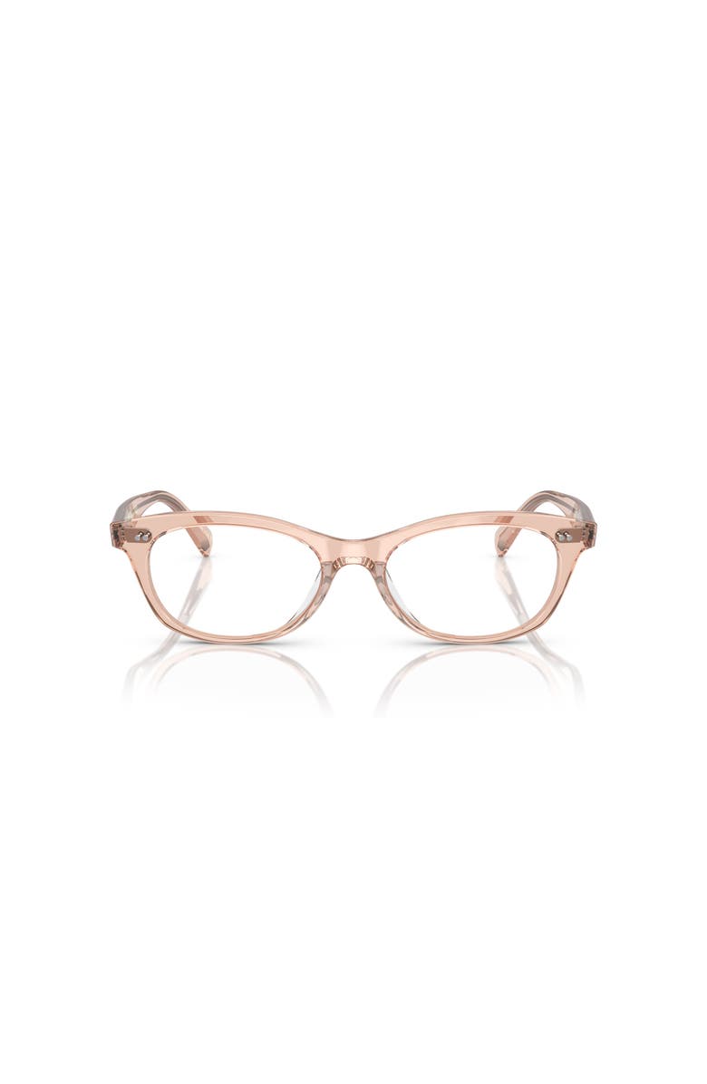 Oliver Peoples 51mm Square optical glasses, Alternate, color, Brown