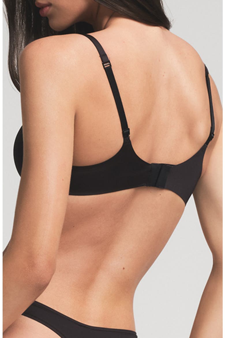 Ultimate Push-Up Balconette Bra, Alternate, color, ONYX