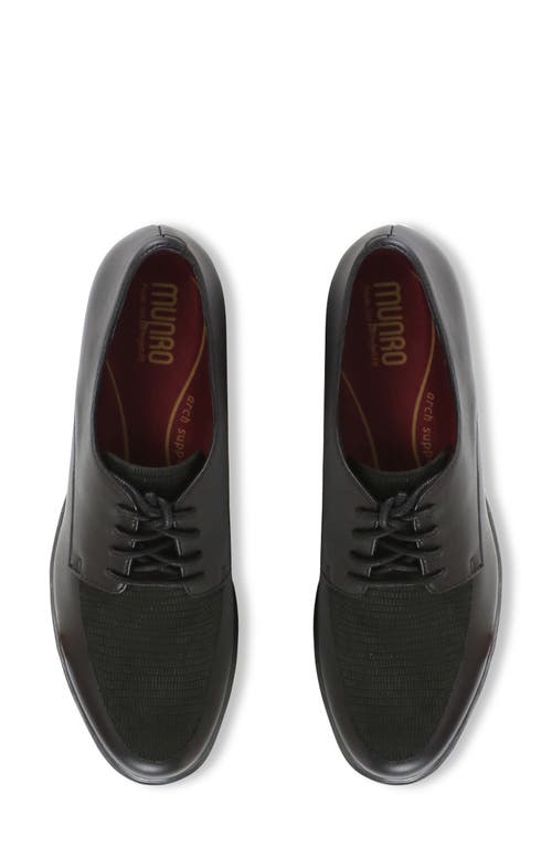 Munro Ronnie Water Resistant Lizard Embossed Derby
