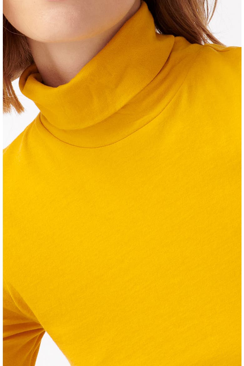 Tissue Turtleneck, Alternate, color, BRONZED OCHRE