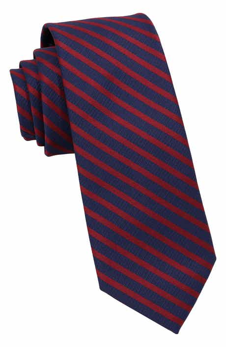 Stripe Tie & Pocket Square Set