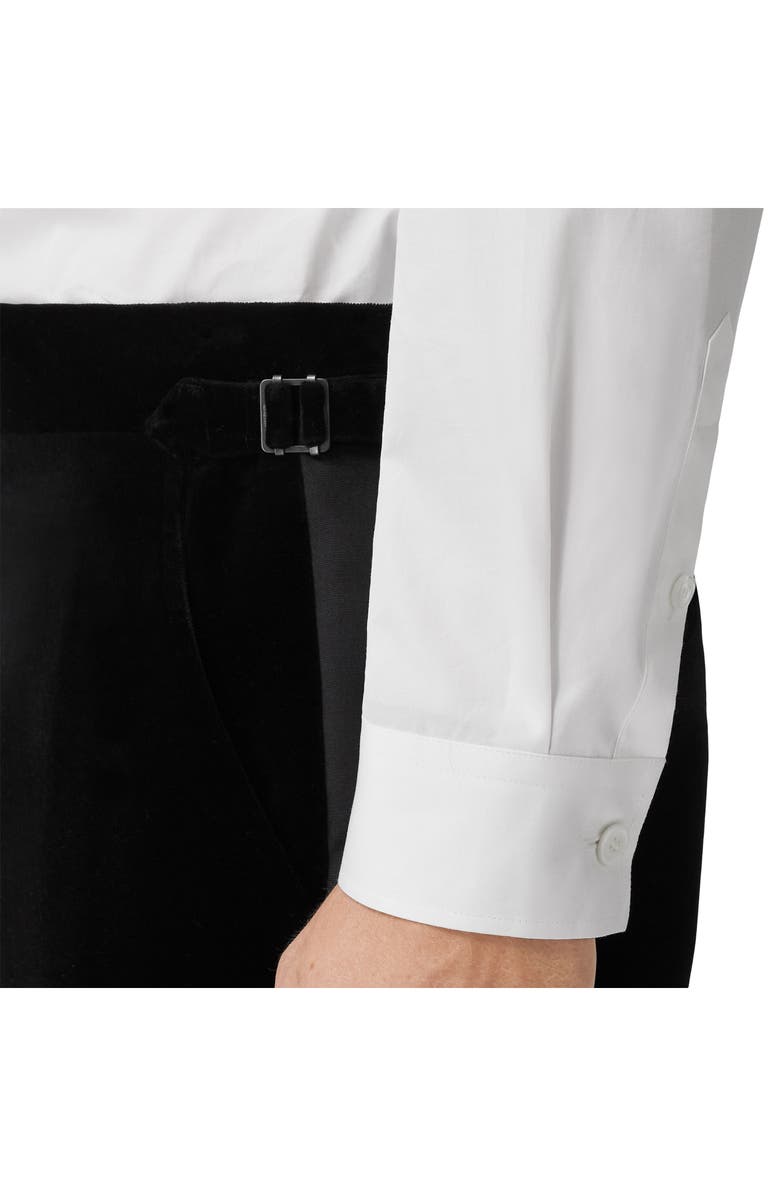 Burberry Velvet Tuxedo Trousers, Alternate, color,