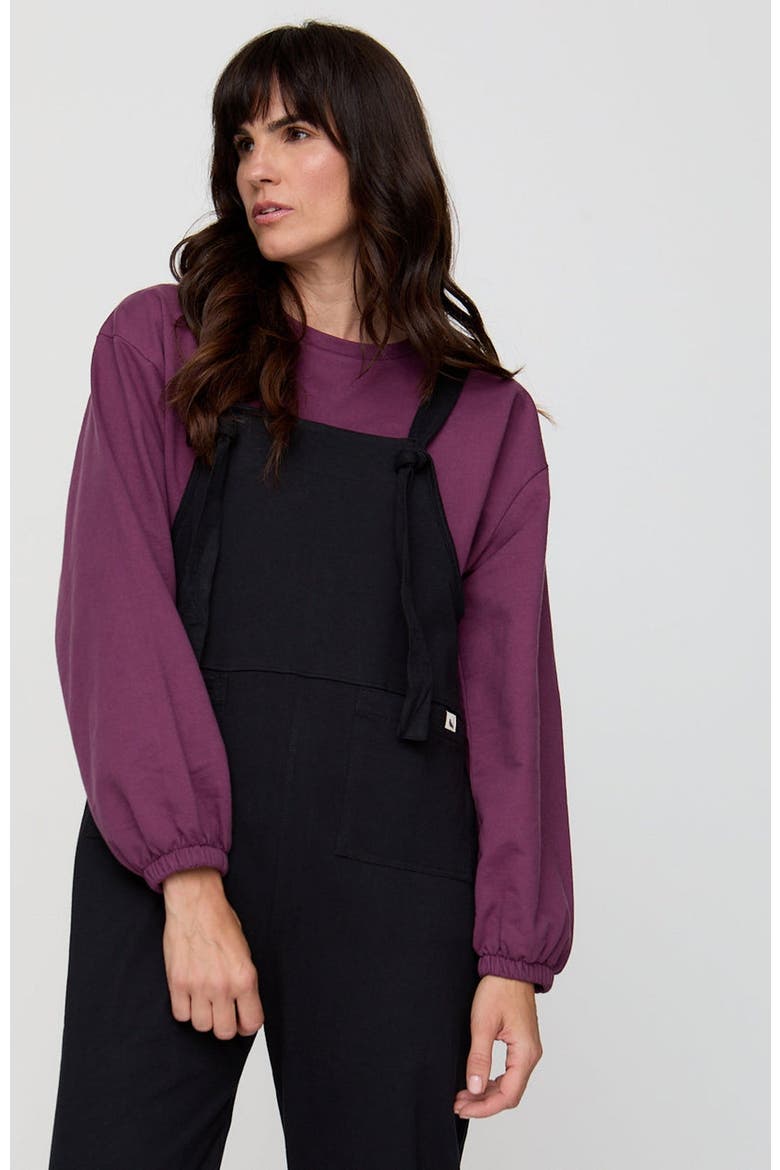 Organic Cotton Lila Jumpsuit, Alternate, color, Black