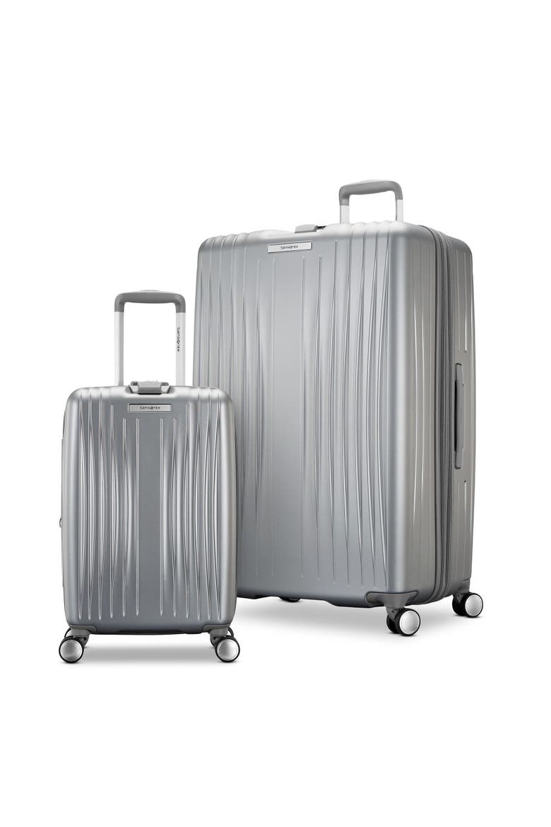 Opto 3 Hardside (20"/29") 2 Piece Spinner Luggage Set, Main, color, Metallic Silver