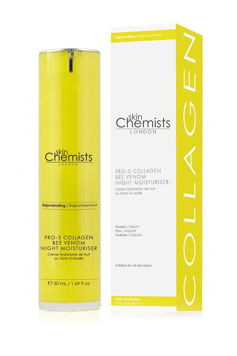 Pro-5 Collagen Bee Venom Night Moisturizer, Main, color, NO COLOR