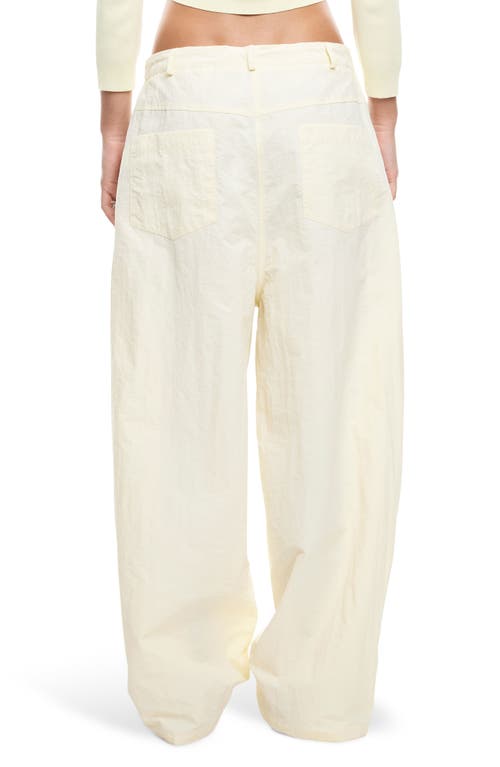 Lioness Riptide Drawstring Nylon Pants In Daisy
