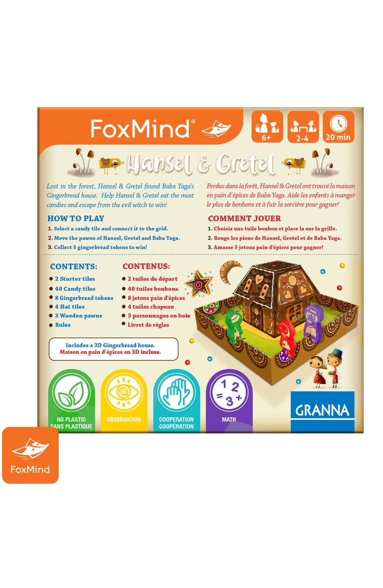 FoxMind Granna Fairytale Series, Kids Tilelaying Board Game, Alternate, color, Multicolored