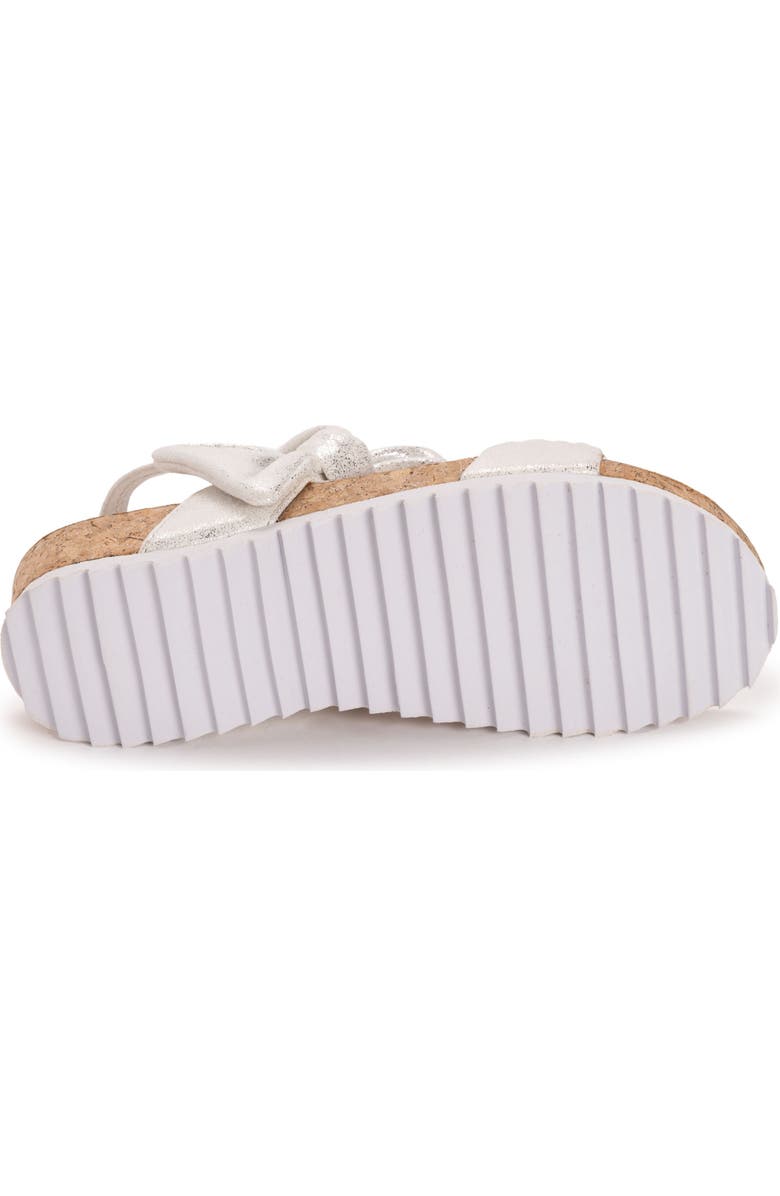 MUK LUKS Pansy Sandal, Alternate, color, Silver